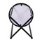 Flash Furniture Round Walnut End Table with Matte Black Frame NAN-JH-1787ET-WAL-BK-GG - alternate 6